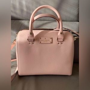 Kate Spade Medium Satchel Handbag in Pastel Pink